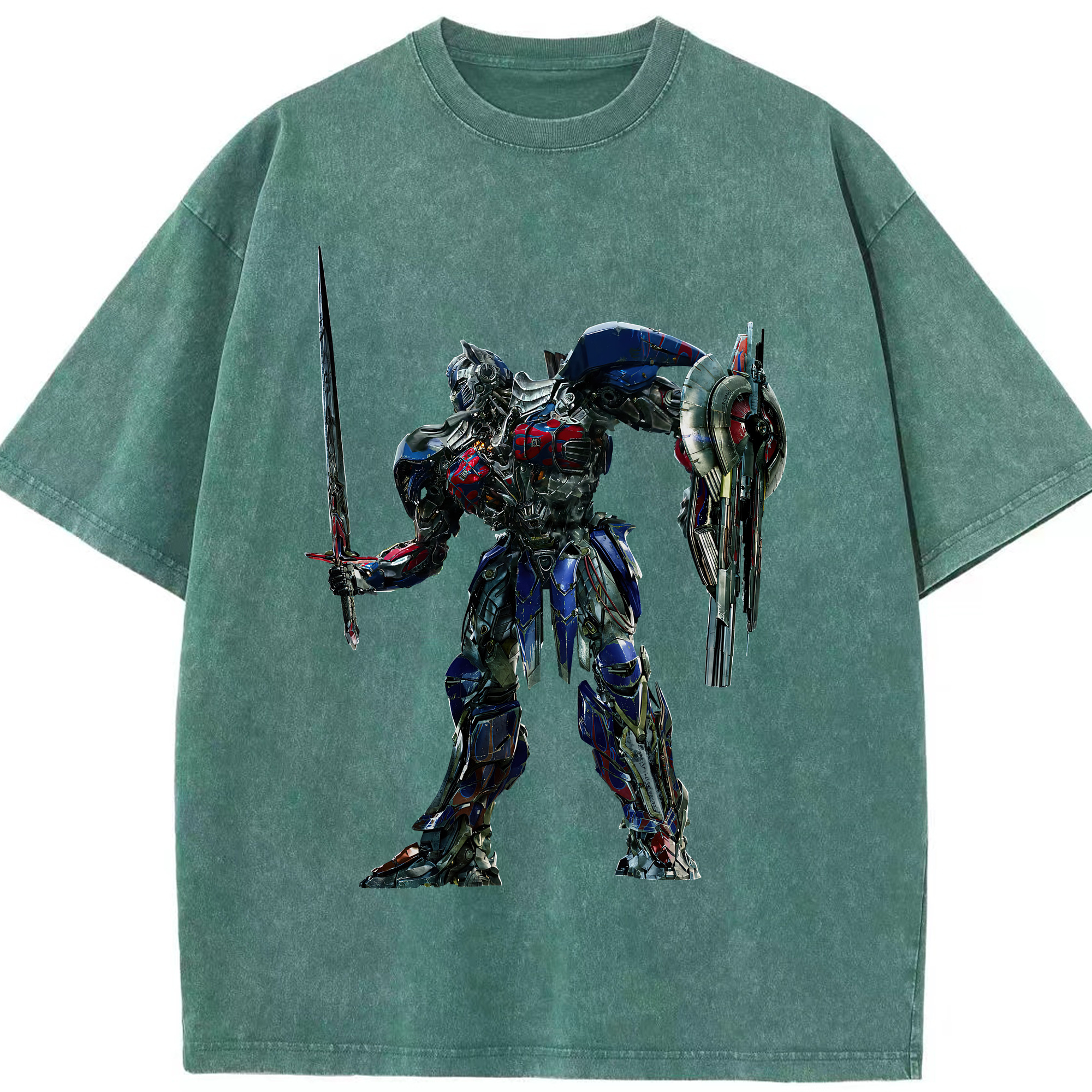（画像用） Transformers トランスフォーマー 綿100% ヴィンテージ風 半袖Tシャツ（フロントプリント）